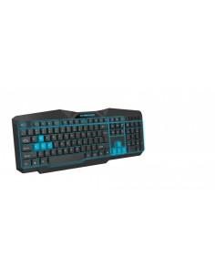 Teclado Savio PHENIX Preto QWERTY | Tienda24 Tienda24.eu