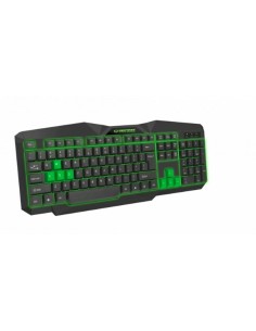 Tastiera Esperanza EGK201G Nero Verde Monocromatica Nero/Verde Inglese QWERTY da Esperanza, Tastiere - Ref: S9123195, Precio:...