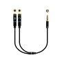 Câble Audio Jack (3,5 mm) Coupleur NANOCABLE 10.24.1202 Blanc Noir | Tienda24 - Global Online Shop Tienda24.eu