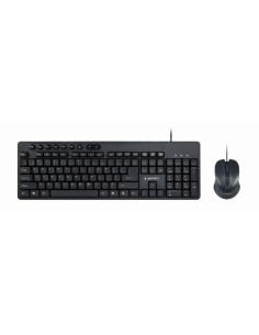 Tastiera e Mouse GEMBIRD KBS-UM-04 Nero Monocromatica QWERTY Qwerty US da GEMBIRD, Set tastiera e Mouse - Ref: S9123272, Prec...