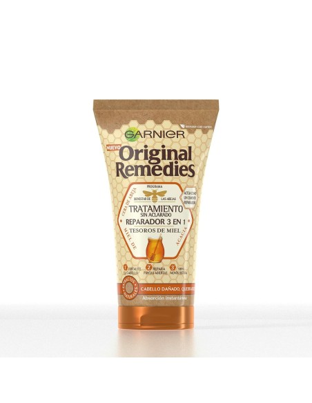 Crème Réparatrice sans Rinçage Garnier Original Remedies Tesoros de Miel 3-en-1 (150 ml) | Tienda24 Tienda24.eu