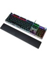 Teclado Ibox AURORA K-3 Negro/Plateado Plateado QWERTY | Tienda24 Tienda24.eu