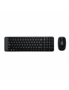 clavier et souris Logitech Wireless Combo MK220 Noir QWERTY Qwerty US de Logitech, Ensembles Clavier et Souris - Ref: S912343...