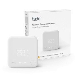 Thermostat Tado V3P-WTS01-TC-ML Blanc de tado, Thermostats et accessoires - Réf : S7816053, Prix : 109,34 €, Remise : %