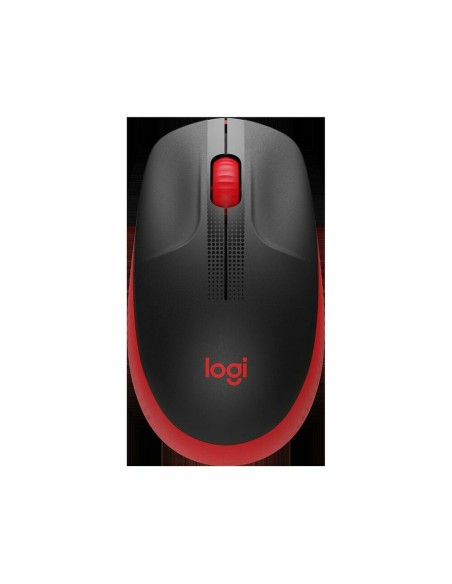 Rato sem Fios Logitech M190 Vermelho Preto/Vermelho | Tienda24 Tienda24.eu