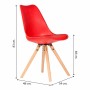 Silla de Comedor Alexandra House Living Rojo 48 x 83 x 54 cm de Alexandra House Living, Sillas - Ref: D1629906, Precio: 86,27...