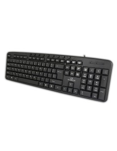 Teclado Savio KW-03 QWERTY Inglés Negro Qwerty US | Tienda24 Tienda24.eu