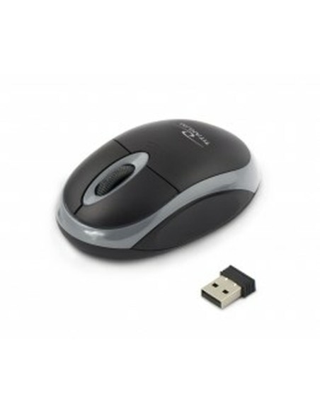 Wireless Mouse Titanum TM116E Black/Grey | Tienda24 Tienda24.eu