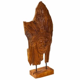 Figura Decorativa Alexandra House Living Natural madera de teca Indio 13 x 60 x 30 cm de Alexandra House Living, Coleccionabl...