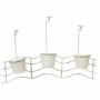 Pot de fleurs pour balcon Alexandra House Living Blanc Fer 23 x 69 x 95 cm | Tienda24 - Global Online Shop Tienda24.eu