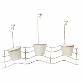 Pot de fleurs pour balcon Alexandra House Living Blanc Fer 23 x 69 x 95 cm de Alexandra House Living, Cache-pots - Réf : D162...