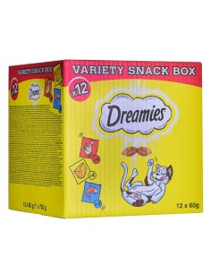 Collation pour Chat Dreamies Variety 12 x 60 g Poulet Saumon Fromage de Dreamies, Snacks - Ref: S9124181, Precio: 12,52 €, De...