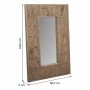 Wall mirror Alexandra House Living White Fir wood 10 x 114 x 73 cm | Tienda24 - Global Online Shop Tienda24.eu