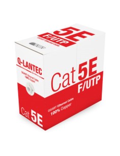 Cabo de rede rígido UTP Categoria 5e Alantec KIU5LSOH305B Cinzento claro 305 m | Tienda24 Tienda24.eu