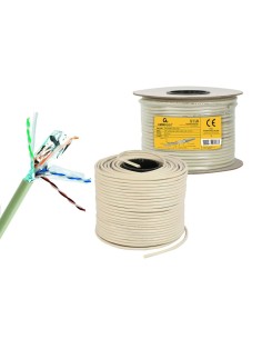 Cavo di Rete Rigido UTP Categoria 6 GEMBIRD CAT6 FTP 100m 100 m Grigio da GEMBIRD, Cavi Ethernet - Ref: S9125946, Precio: 25,...