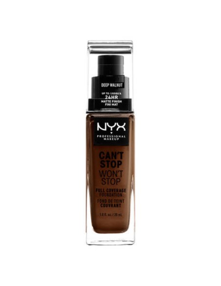 Base de Maquillage Crémeuse NYX Can't Stop Won't Stop deep walnut (30 ml) | Tienda24 Tienda24.eu