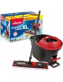 Mop with Bucket Vileda Ultramat Turbo XL Schwarz Rot Mikrofaser | Tienda24 Tienda24.eu