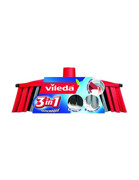 Brush Vileda 142156 Black Red Grey Multicolour Plastic | Tienda24 Tienda24.eu