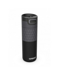 Thermosflasche Kambukka Olympus Schwarz Silikon Edelstahl 300 ml | Tienda24 Tienda24.eu