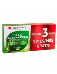 Hair Loss Food Supplement Forté Pharma Expert (90Units) | Tienda24 Tienda24.eu