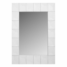 Specchio da parete Alexandra House Living Bianco Vetro Legno MDF 4 x 119 x 84 cm di Alexandra House Living, Specchi da parete...