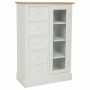 Caisson à Tiroirs Alexandra House Living Blanc Naturel Bois de paulownia Bois MDF 35 x 110 x 72 cm | Tienda24 - Global Online Shop Tienda24.eu