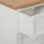 Multipurpose Chest of Drawers Alexandra House Living White Natural Paolownia wood MDF Wood 45 x 50 x 150 cm by Alexandra Hous...