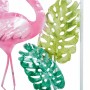 Wall Decoration Alexandra House Living Multicolour Metal Pink flamingo 5 x 81 x 81 cm by Alexandra House Living, Sculptures -...