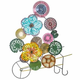 Wall Decoration Alexandra House Living Multicolour Metal Flowers 8 x 132 x 112 cm by Alexandra House Living, Sculptures - Ref...