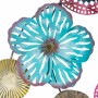 Wall Decoration Alexandra House Living Multicolour Metal Flowers 8 x 132 x 112 cm by Alexandra House Living, Sculptures - Ref...