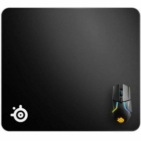 Tapis de Souris SteelSeries QcK Edge Large Jeux Noir 40 x 45 cm de SteelSeries, Accessoires pour claviers et souris - Réf : S...