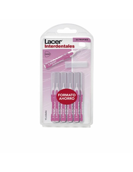 Interdental-Zahnbürste Lacer (10 uds) Ultrafein gerade | Tienda24 Tienda24.eu