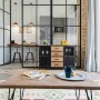 Sideboard Alexandra House Living Black Natural Metal Fir wood 34 x 82 x 120 cm by Alexandra House Living, Sideboards - Ref: D...