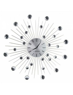 Reloj de Pared DKD Home Decor 25,5 x 4 x 25,5 cm Negro Blanco Poliestireno (2 Unidades) | Tienda24 Tienda24.eu