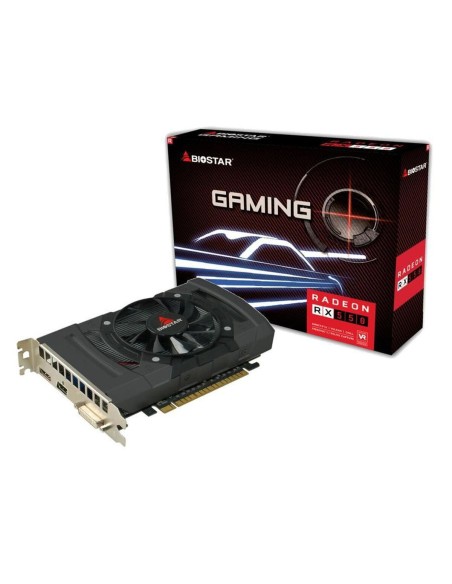 Placa Gráfica Biostar Radeon RX550 AMD Radeon RX 550 GDDR5 4 GB | Tienda24 Tienda24.eu