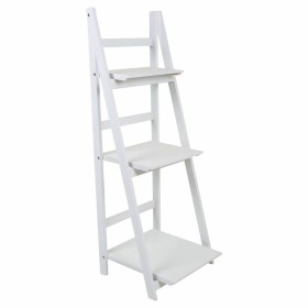 Scaffale Alexandra House Living Bianco Legno di paulownia Legno MDF 38 x 115 x 41 cm Scala di Alexandra House Living, Scaffal...