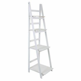 Scaffale Alexandra House Living Bianco Legno di paulownia Legno MDF 38 x 150 x 41 cm Scala di Alexandra House Living, Scaffal...