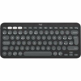 Wireless Keyboard Logitech Pebble Keys 2 K380s Spanish Qwerty Black Grey Graphite by Logitech, Keyboards - Ref: S7827665, Pri...