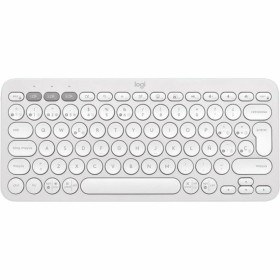 Clavier sans fil Logitech Pebble Keys 2 K380s Espagnol Qwerty Blanc de Logitech, Claviers - Réf : S7827666, Prix : 50,32 €, R...