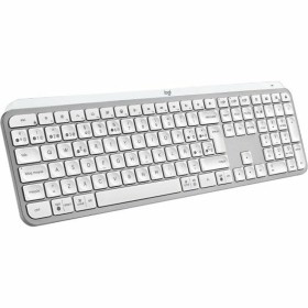 Clavier sans fil Logitech MX Keys S Espagnol Qwerty Blanc de Logitech, Claviers - Réf : S7827847, Prix : 125,04 €, Remise : %