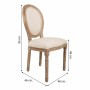 Dining Chair Alexandra House Living Beige 46 x 96 x 48 cm by Alexandra House Living, Dining Chairs - Ref: D1630060, Price: 13...