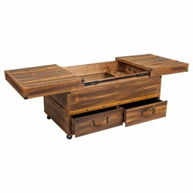 Portabottiglie Alexandra House Living Naturale Legno di abete 60 x 55 x 100 cm di Alexandra House Living, Ripiani e supporti ...