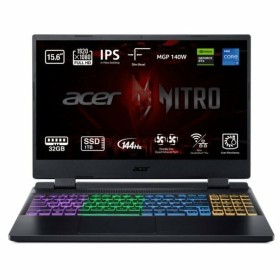 Laptop Acer Nitro 5 AN515-58-77YB 15,6" i9-12900H 32 GB RAM 1 TB SSD Nvidia Geforce RTX 4060 de Acer, Portáteis - Ref: S78301...