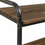 Regal Alexandra House Living Braun Grau Holz Metall 34 x 58 x 98 cm Mit Rädern von Alexandra House Living, Regale - Ref: D163...