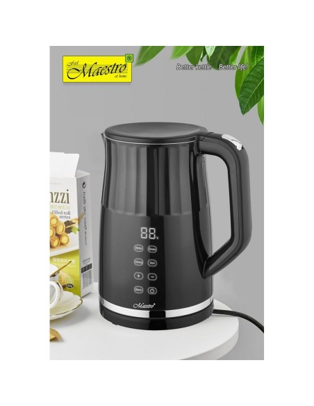 Kettle Feel Maestro MR-049 Black Transparent 2200 W 1,7 L | Tienda24 Tienda24.eu