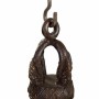 Bell Alexandra House Living Brown Copper Wood Rope Iron 16 x 72 x 48 cm by Alexandra House Living, Christmas - Ref: D1630119,...