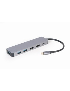 USB Hub Equip 133480 Grey | Tienda24 Tienda24.eu