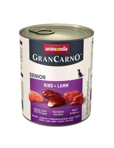 Alimentation humide Animonda GranCarno Senior Veau Agneau Viande de bœuf 800 g de Animonda, Humide - Ref: S9133151, Precio: 4...