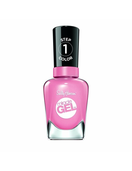 nail polish Sally Hansen Miracle Gel 245-satel-lite pink (14,7 ml) | Tienda24 Tienda24.eu