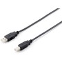 USB Cable Equip 1,8 m Black | Tienda24 - Global Online Shop Tienda24.eu